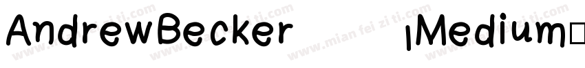 AndrewBecker Medium字体转换